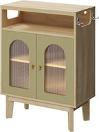 LIKIMIO Bathroom Storage Cabinet, Small Cabinet with 2 Doors and Adjustable Shelf