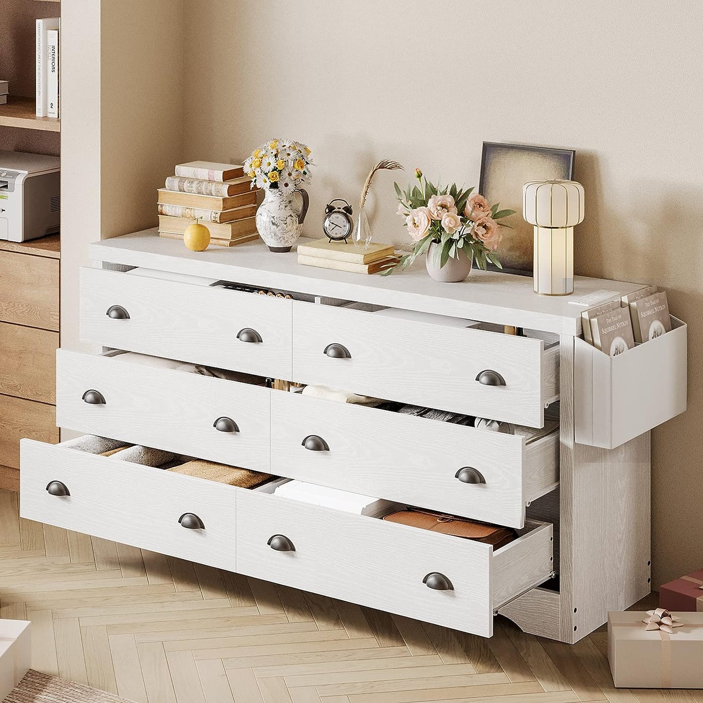 8 Drawer Dresser White