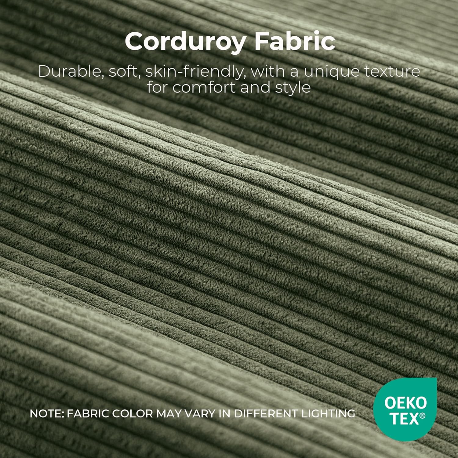 LIKIMIO 118" L-Shape Modern Modular Sofa