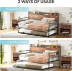 LIKIMIO Rechargeable Sofa Bed Frame