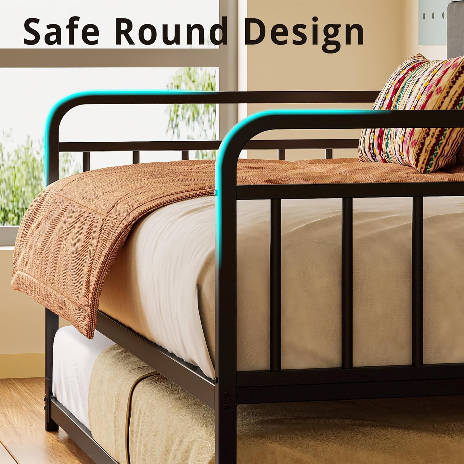 LIKIMIO Trundle Sofa Bed