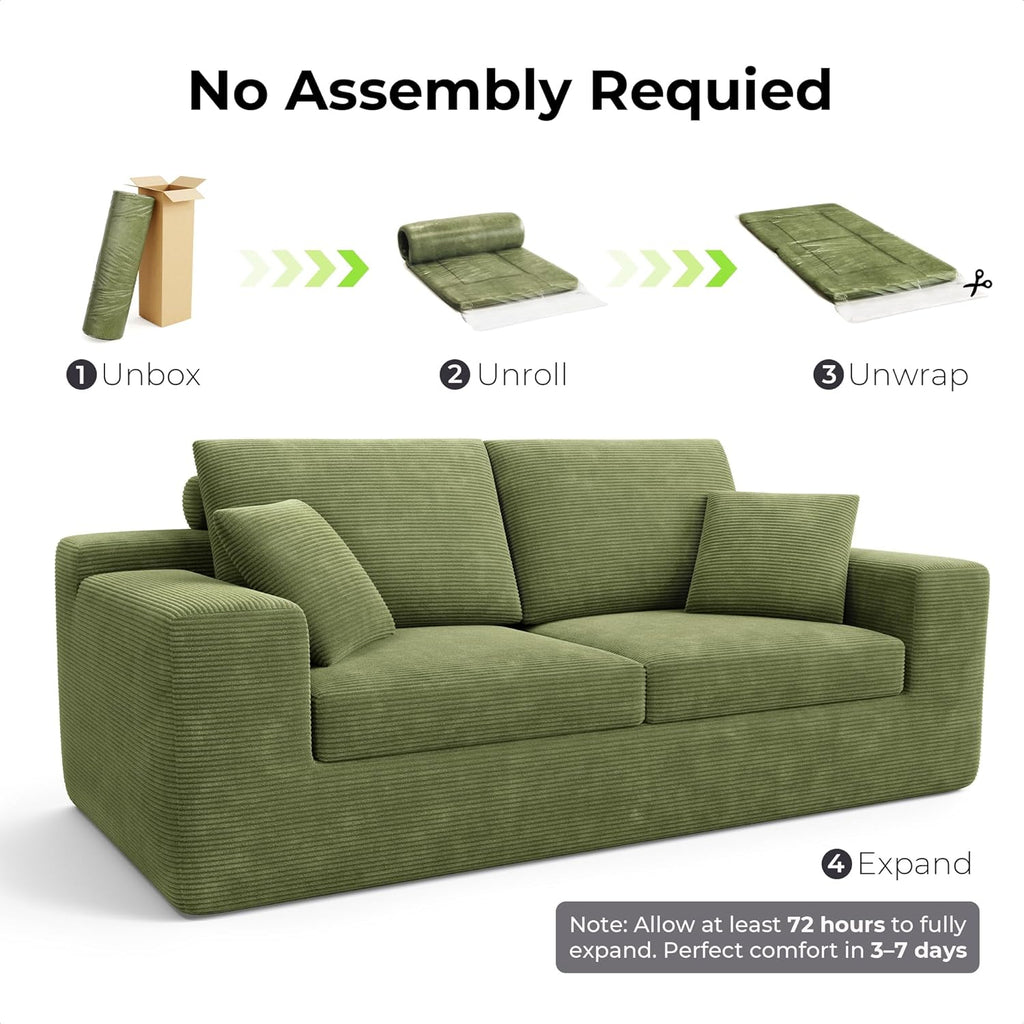 LIKIMIO Cloud Frameless Loveseat（78“）