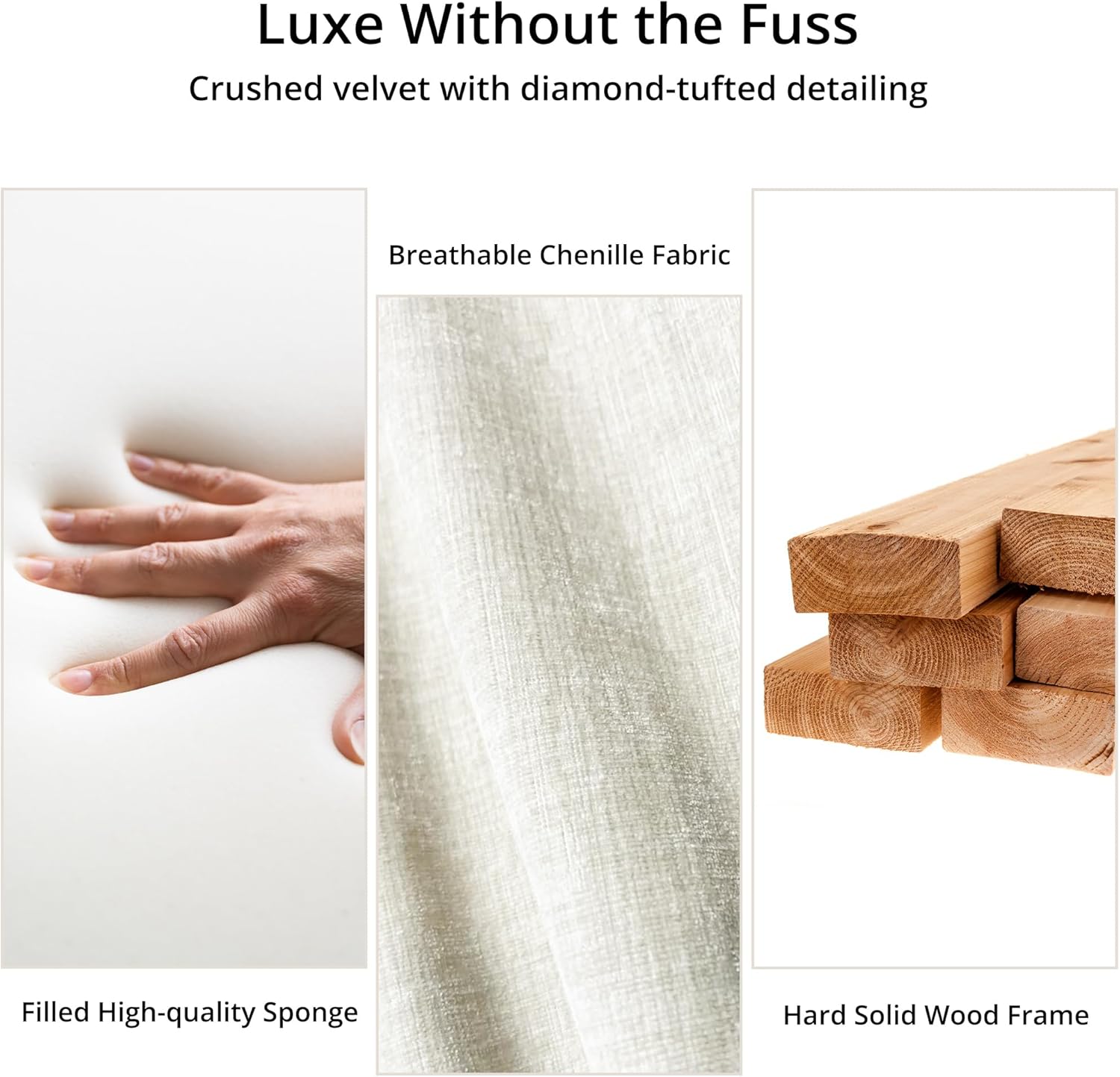 LIKIMIO L-shaped Detachable Sofa