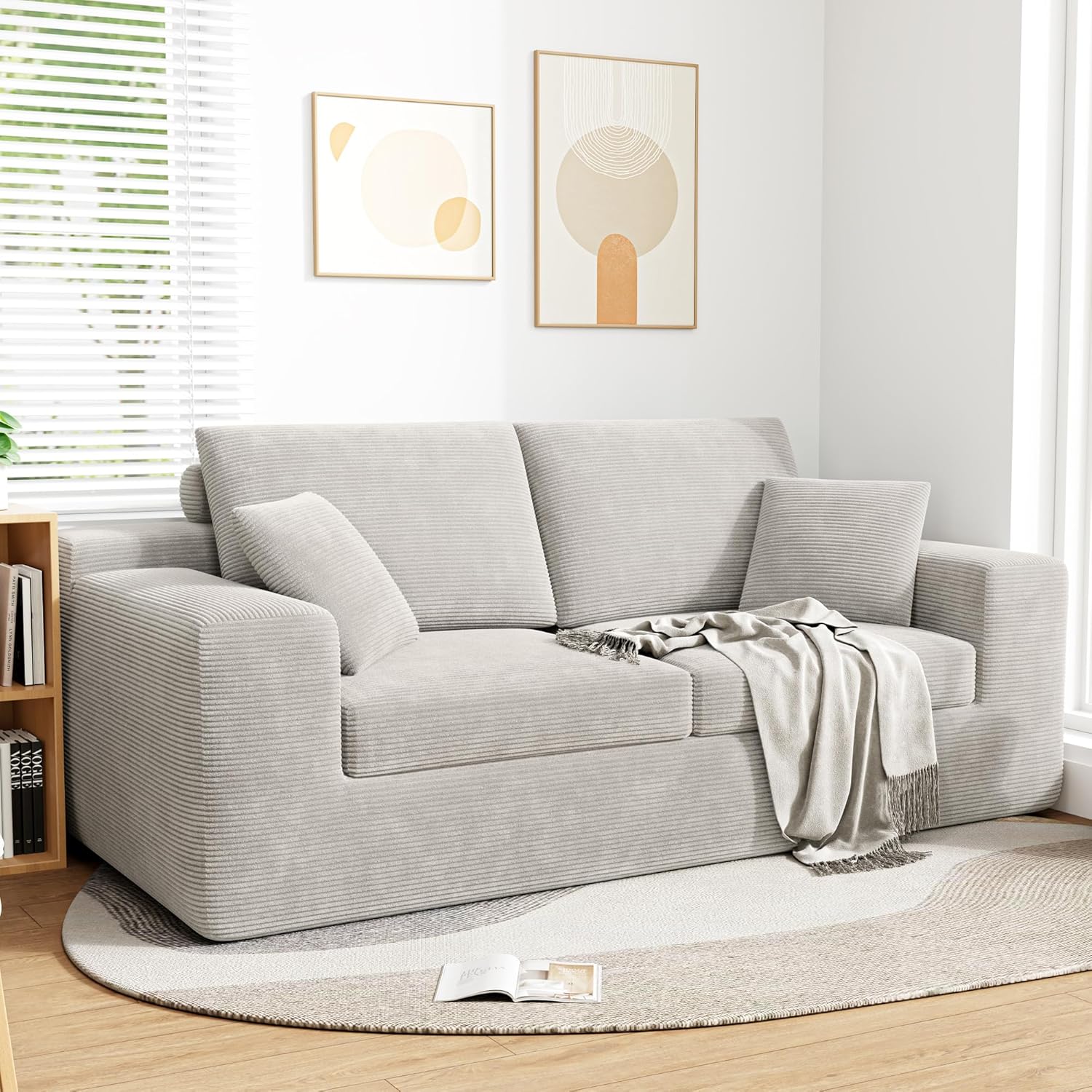 LIKIMIO Cloud Frameless Loveseat（78“）