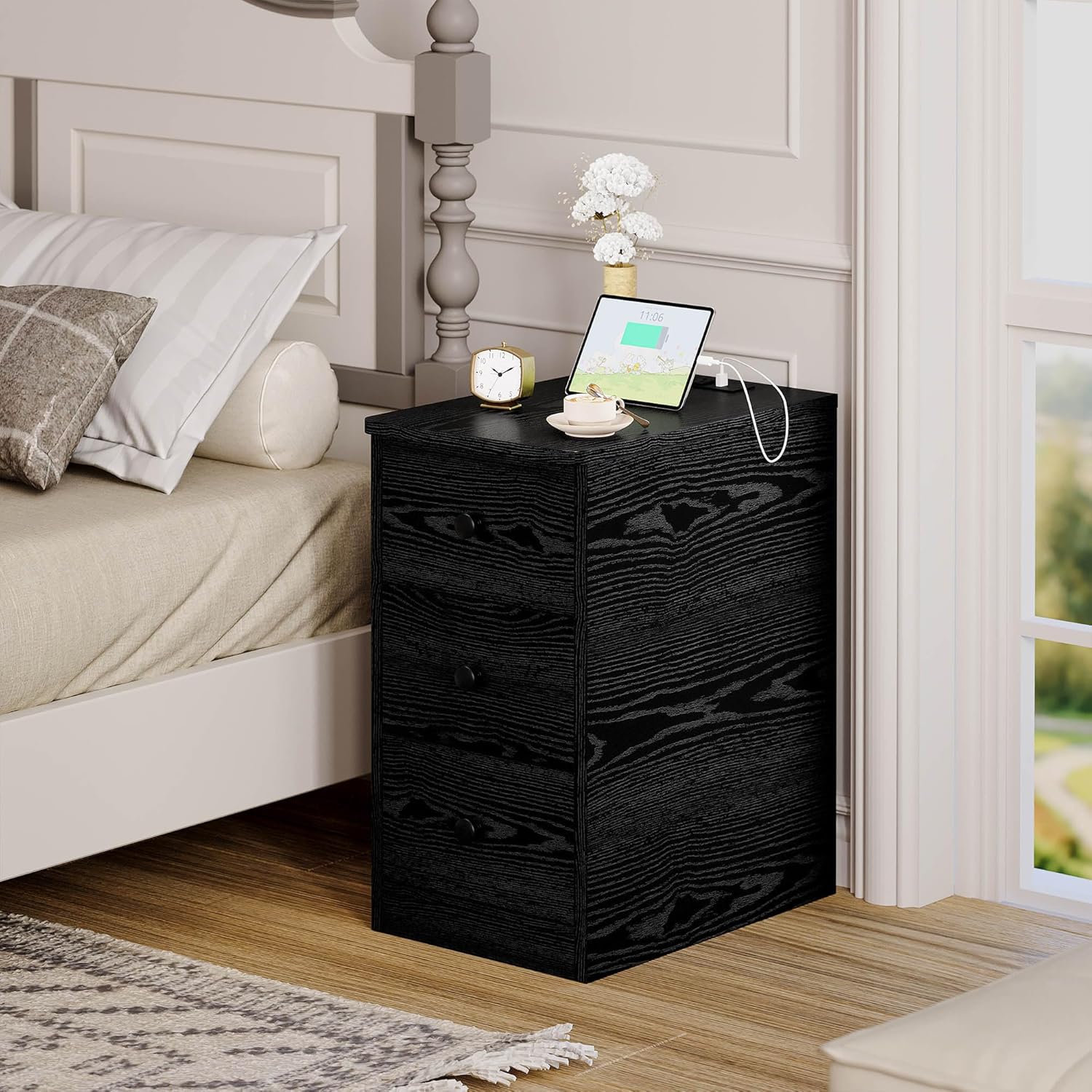 LIKIMIO Charging Station Nightstand