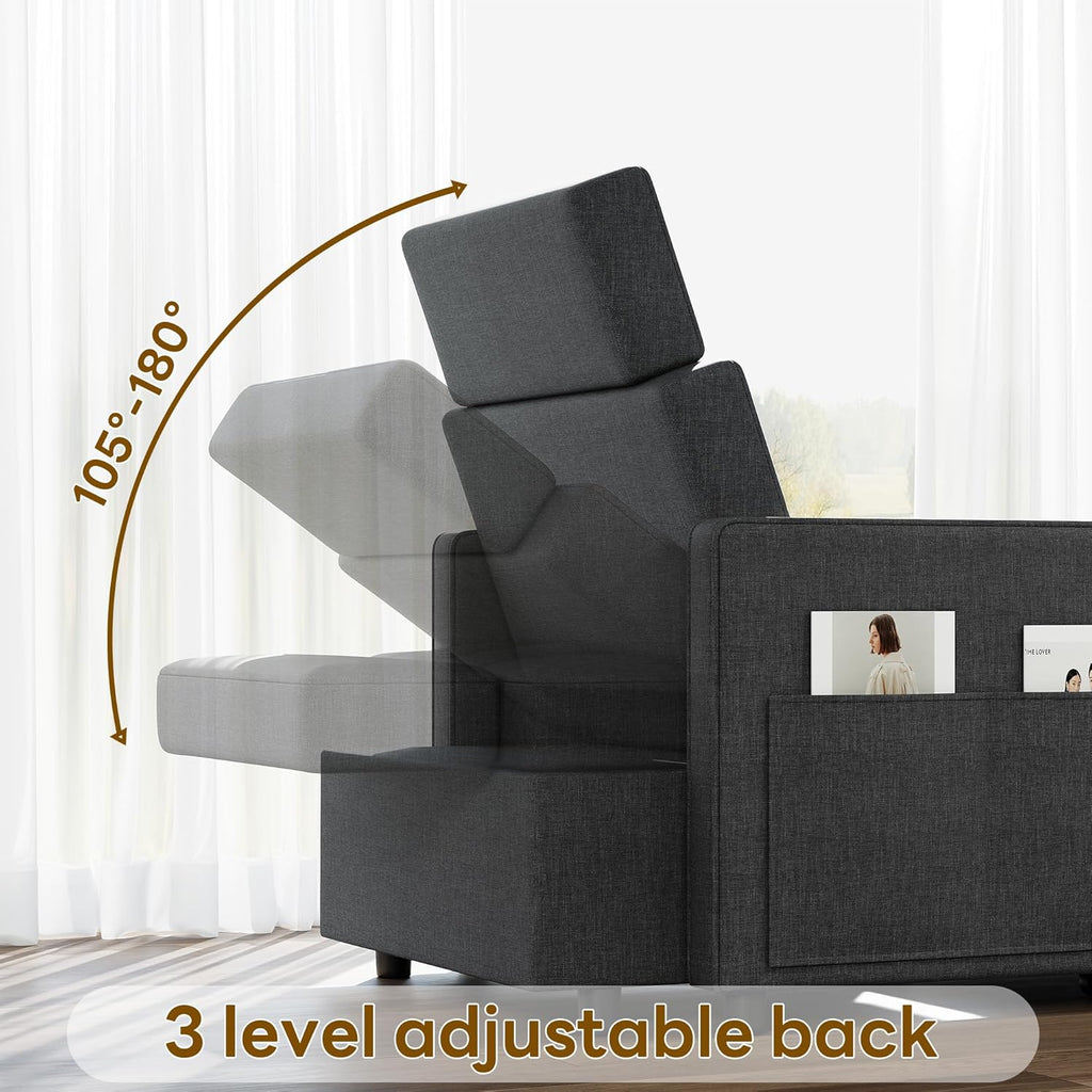 LIKIMIO 3-in-1 Sleeper Sofa Bed