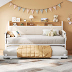 LIKIMIO Storage Sofa Bed on Casters
