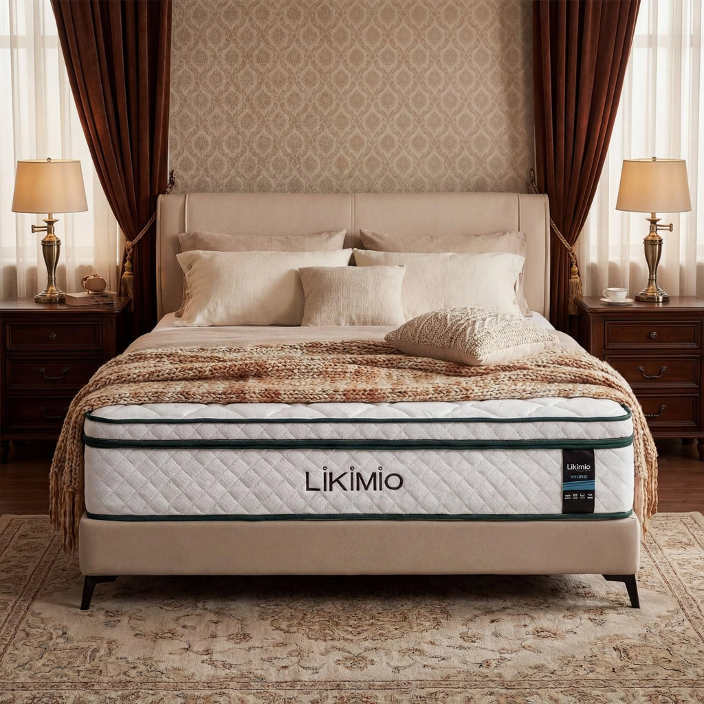 LIKIMIO 12 Inch Memory Foam Mattress, Oeko-TEX & CertiPUR-US Certified