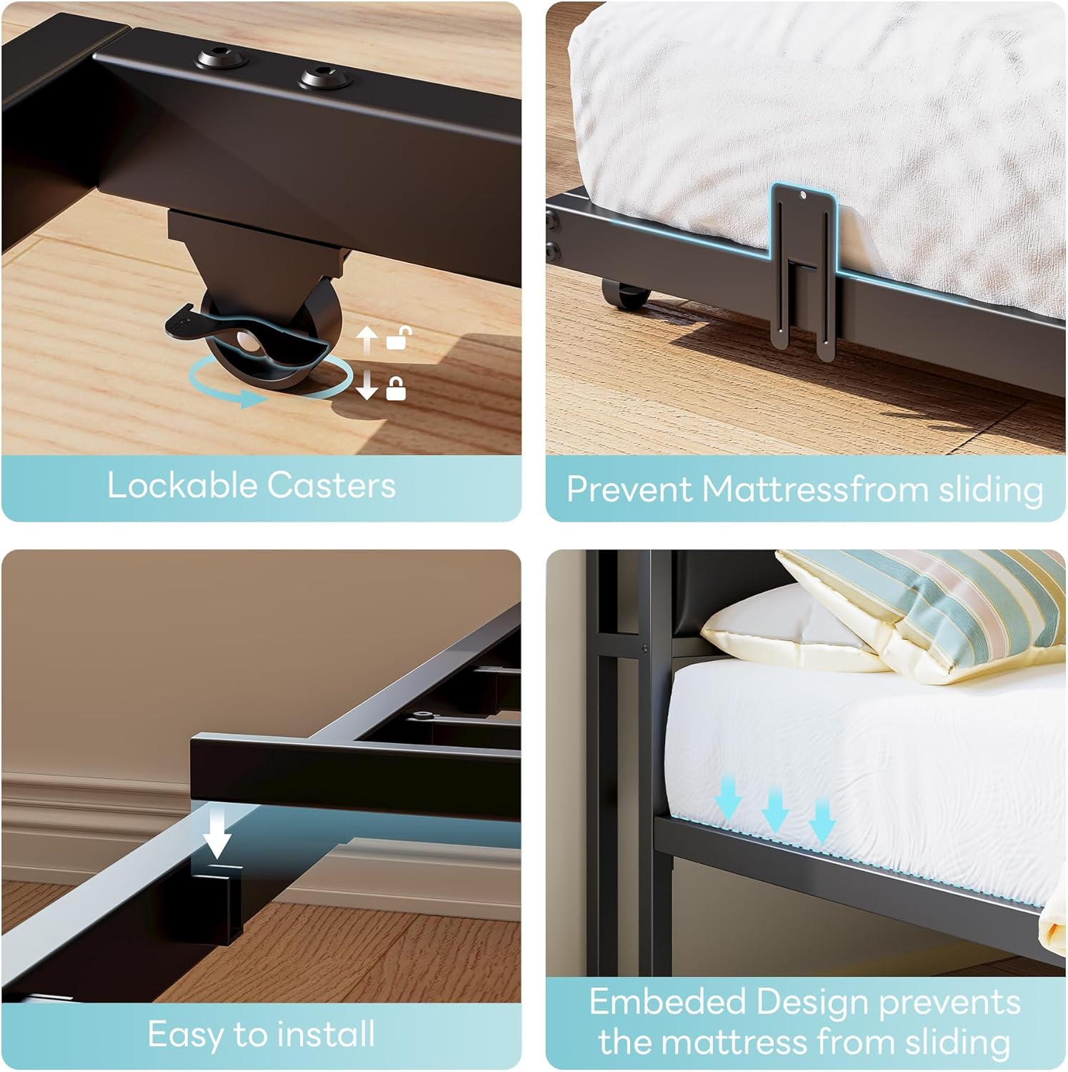 LIKIMIO L-Shaped Trundle Sofa Bed