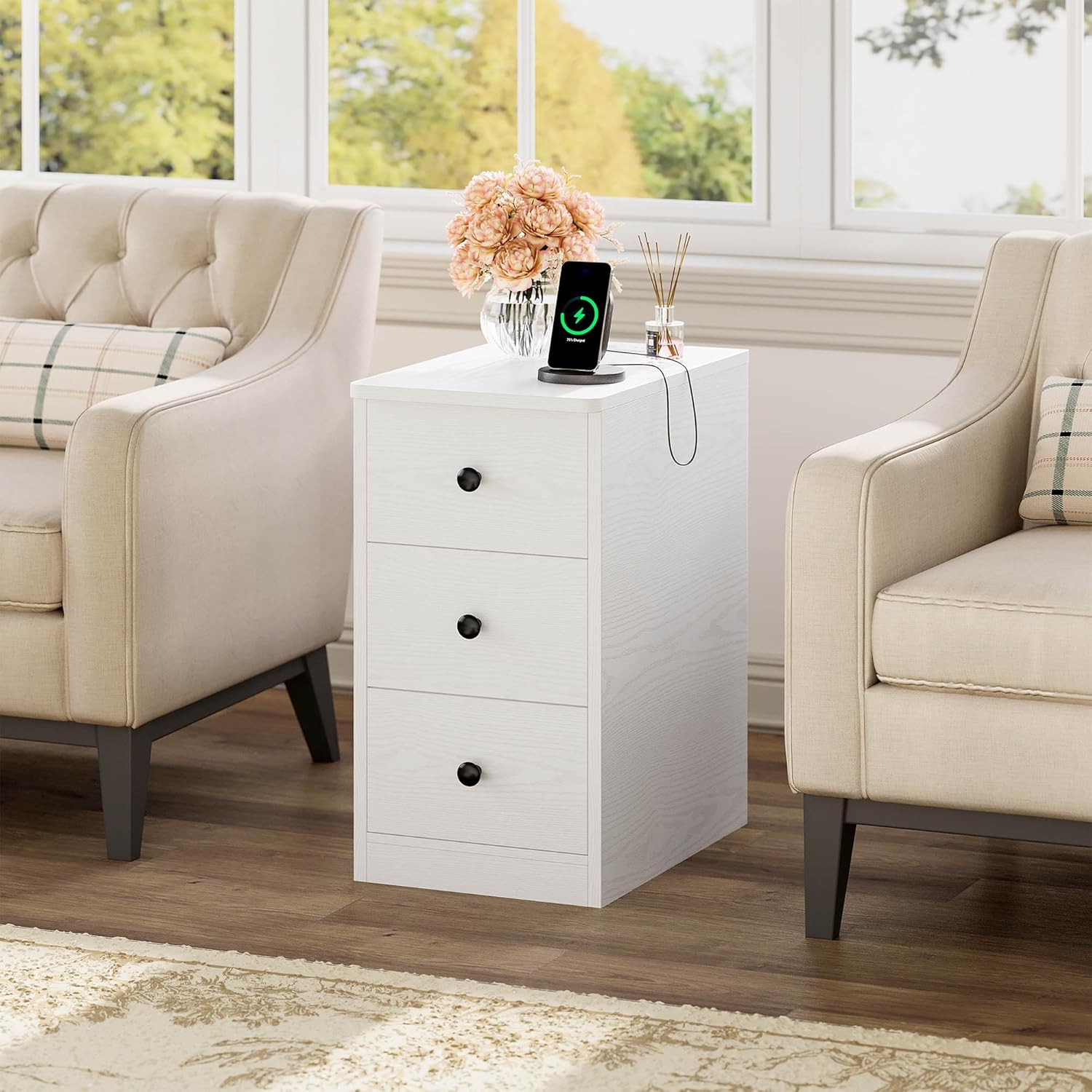 LIKIMIO Charging Station Nightstand