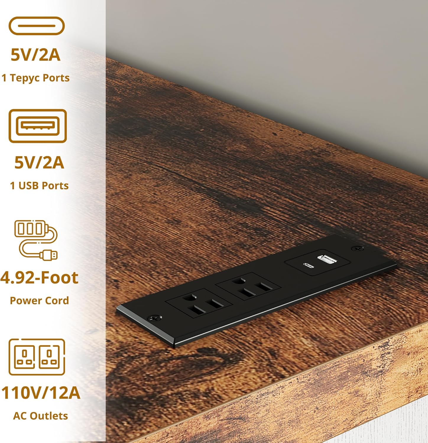 LIKIMIO Wooden 6-Drawers Dresser (59” )