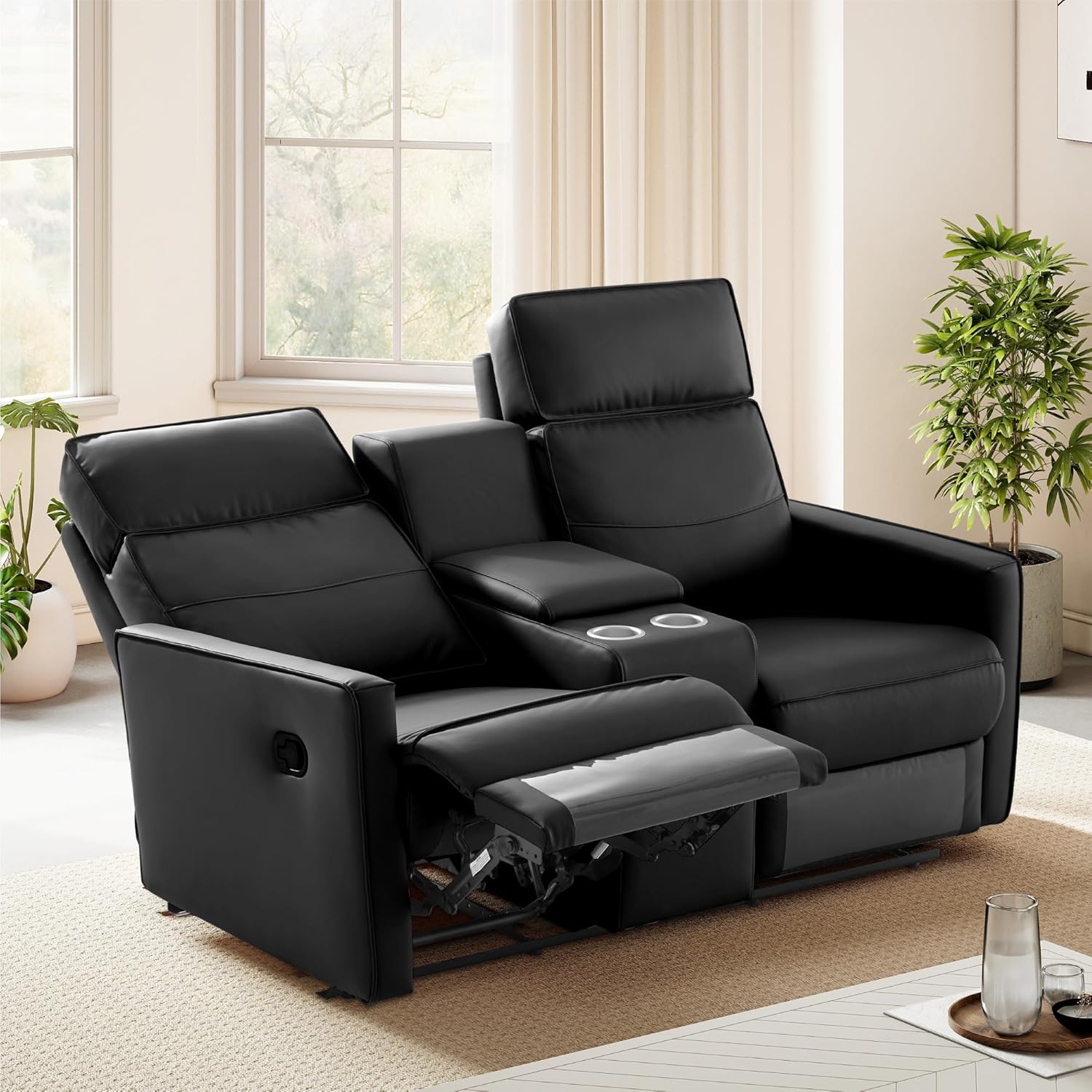 LIKIMIO 62.2” Loveseat Recliner