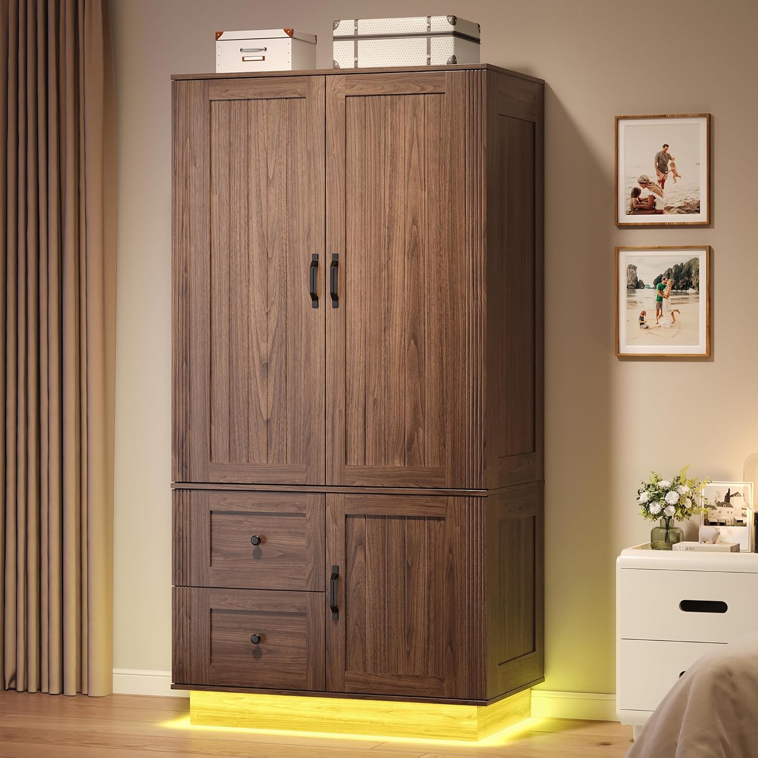 LIKIMIO 70“ Wooden Closet