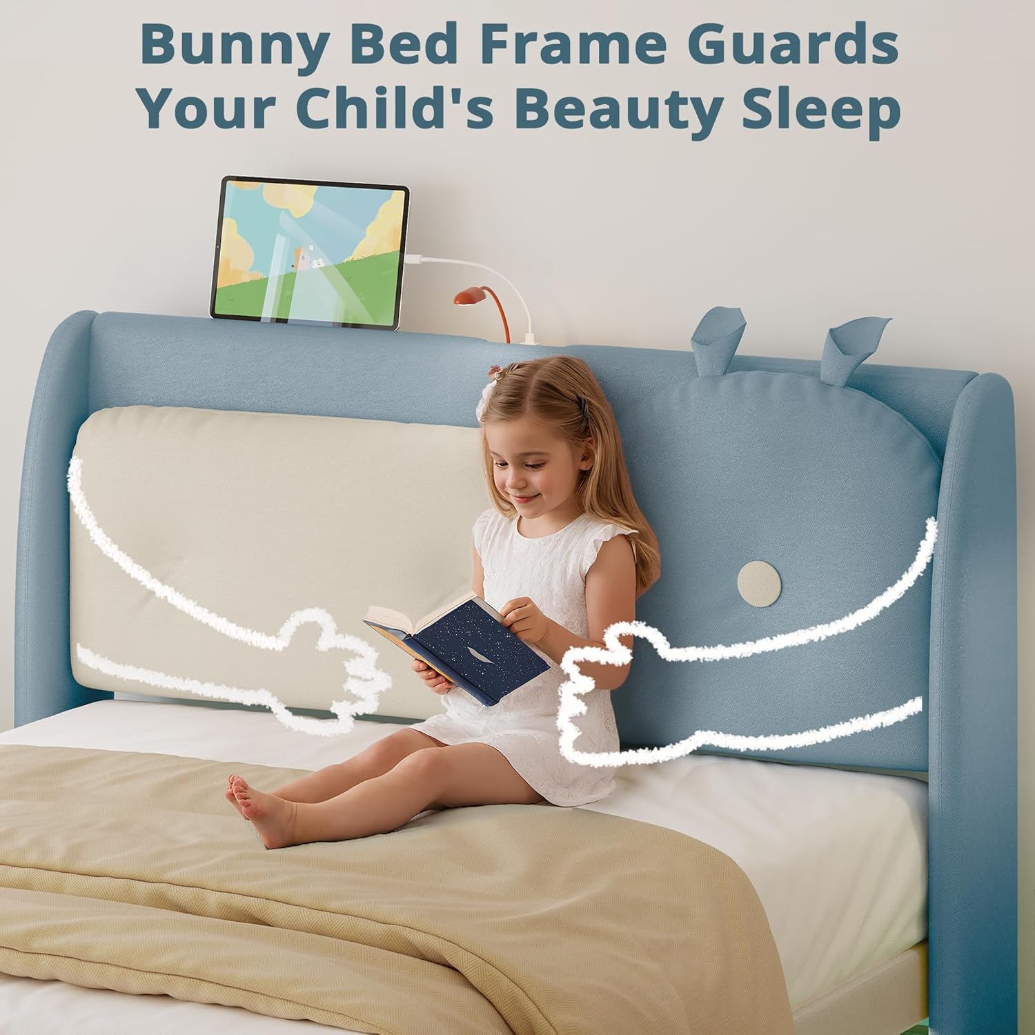 LIKIMIO Floating Bed Frame