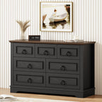 LIKIMIO Wooden 7-Drawer Dresser (47.2")