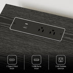 LIKIMIO 5-Drawer 43" Tall Dresser with Built-in Charging Station
