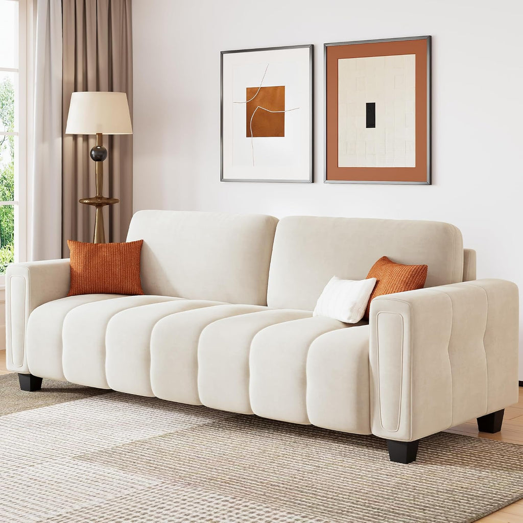 80.7" Modern Sofa Couch with Extra Deep Seats