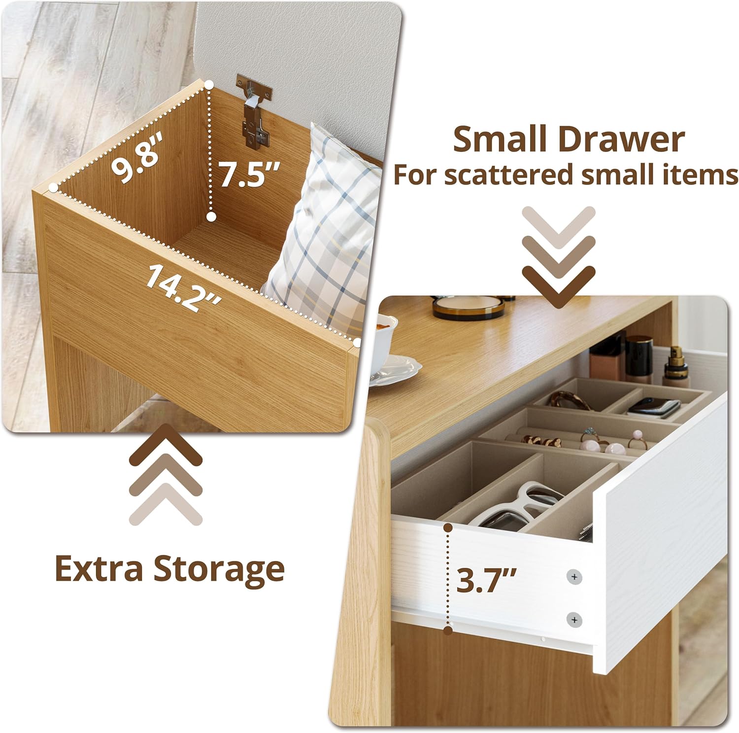 LIKIMIO 59“ Multifunctional Vanity Set