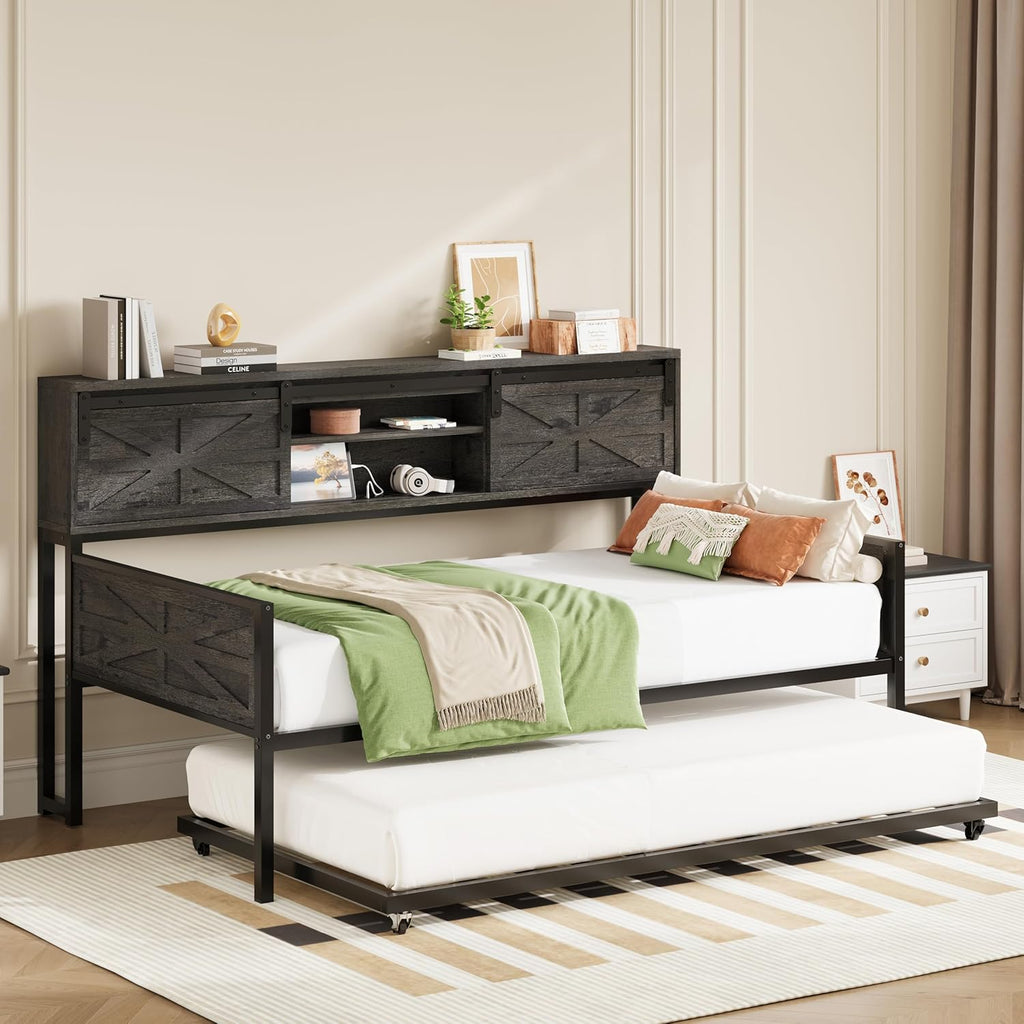 LIKIMIO Trundle Sofa Bed