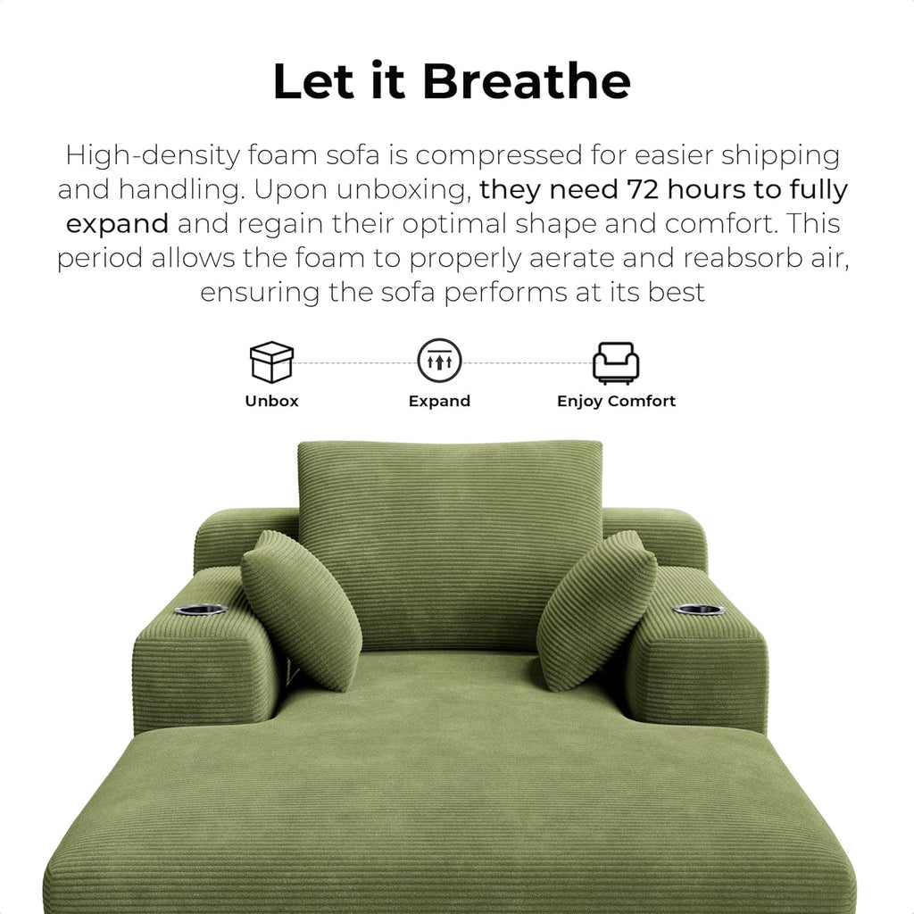 LIKIMIO 71.6 Inch Indoor Lounger
