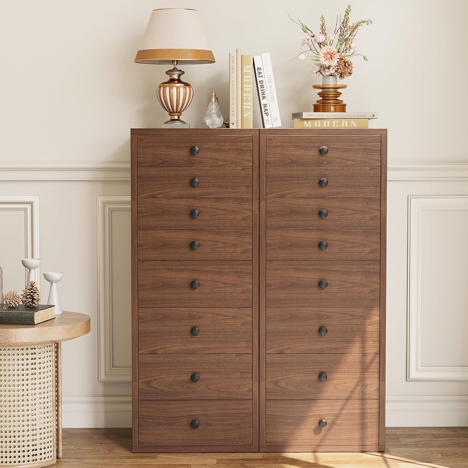LIKIMIO 8-Drawer Tallboy (40.9")