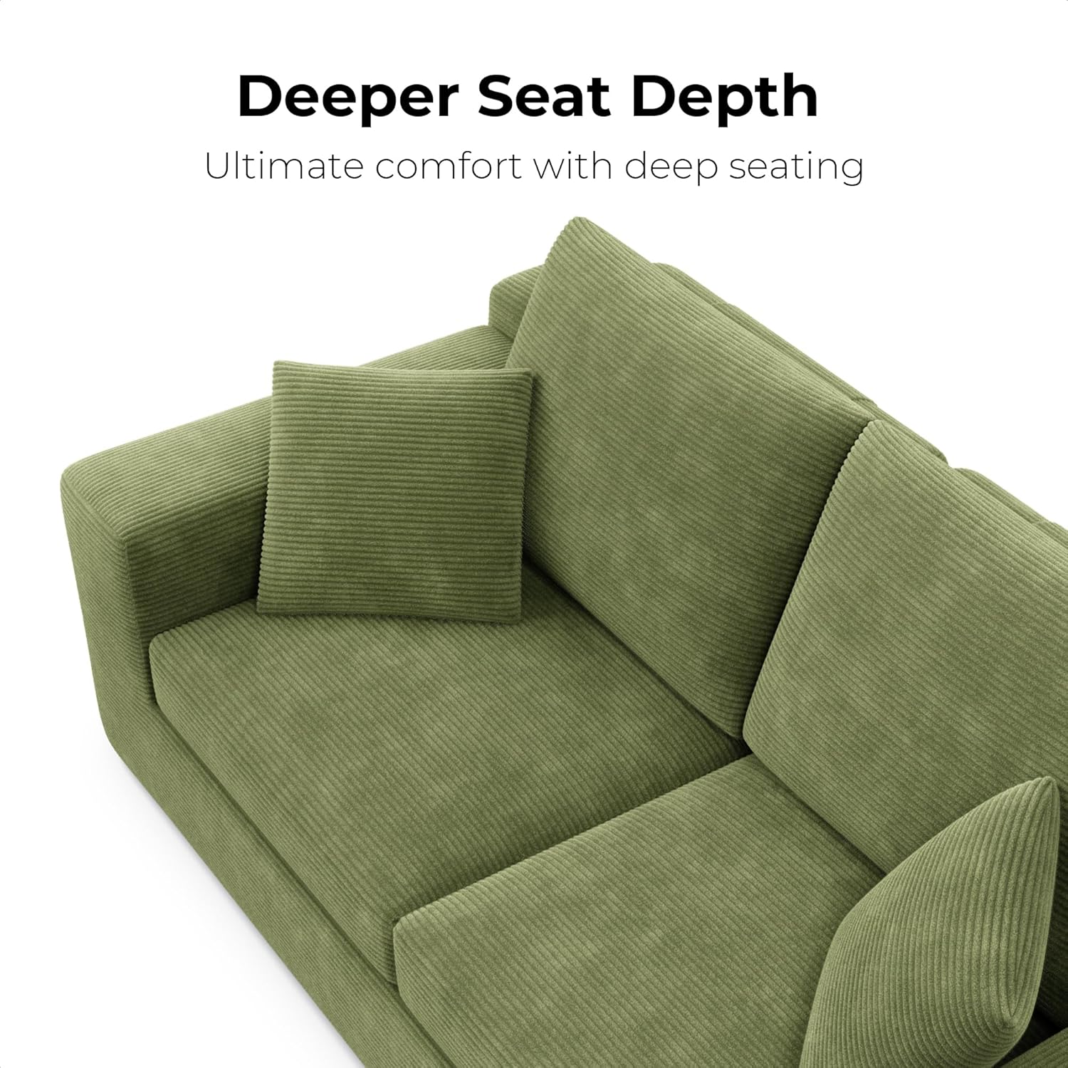 LIKIMIO Cloud Frameless Loveseat（78“）