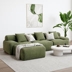LIKIMIO 118" L-Shape Modern Modular Sofa