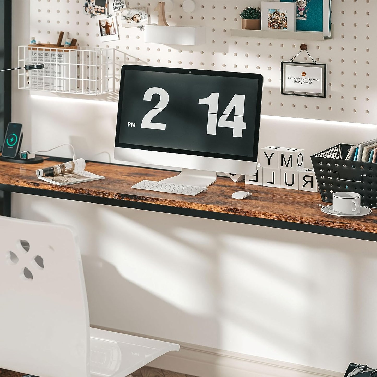 Twin Size Loft Bed with Desk