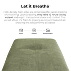 LIKIMIO 118" L-Shape Modern Modular Sofa