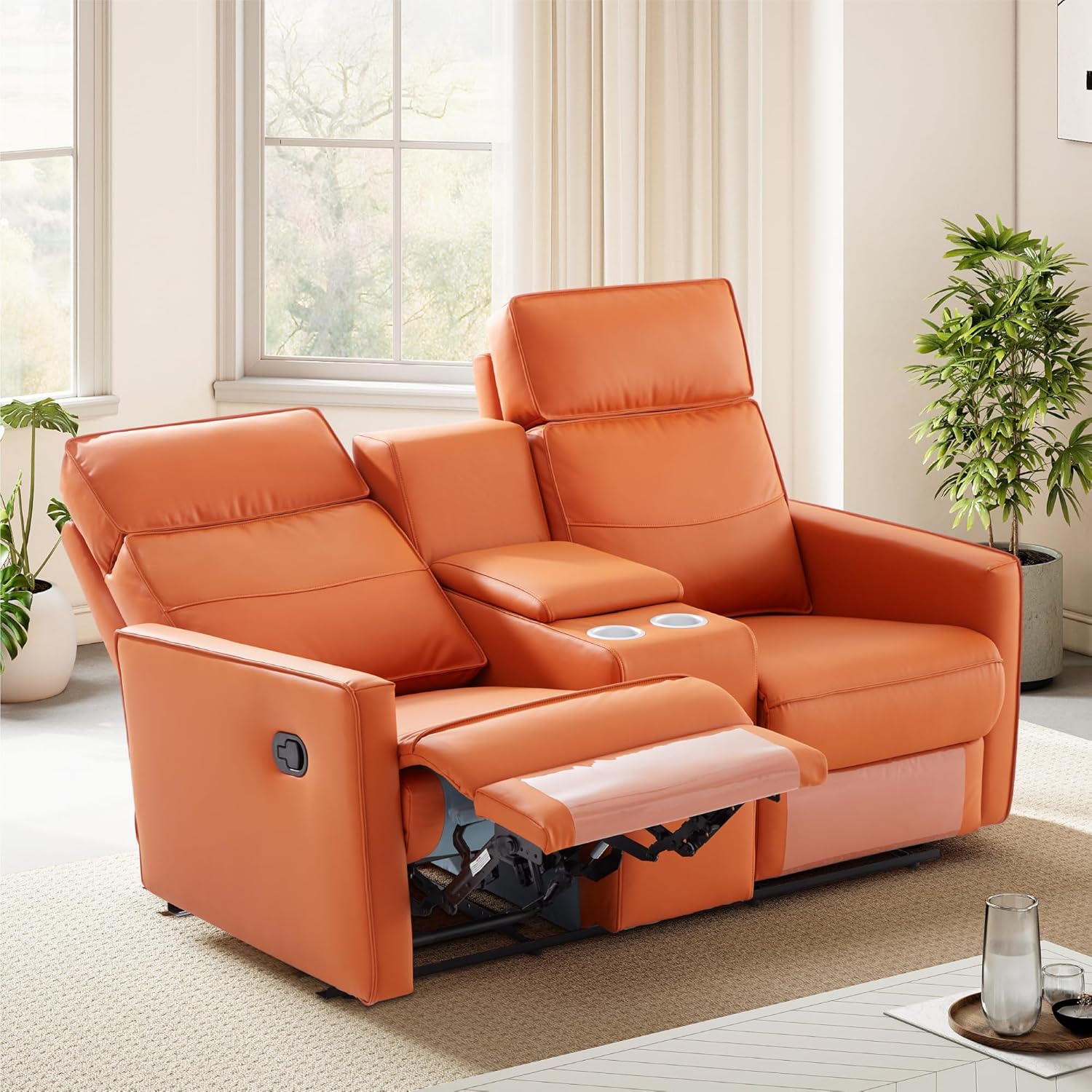 LIKIMIO 62.2” Loveseat Recliner