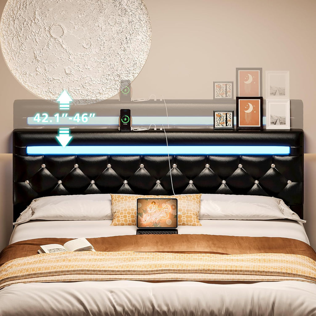LIKIMIO PU Leather Bed