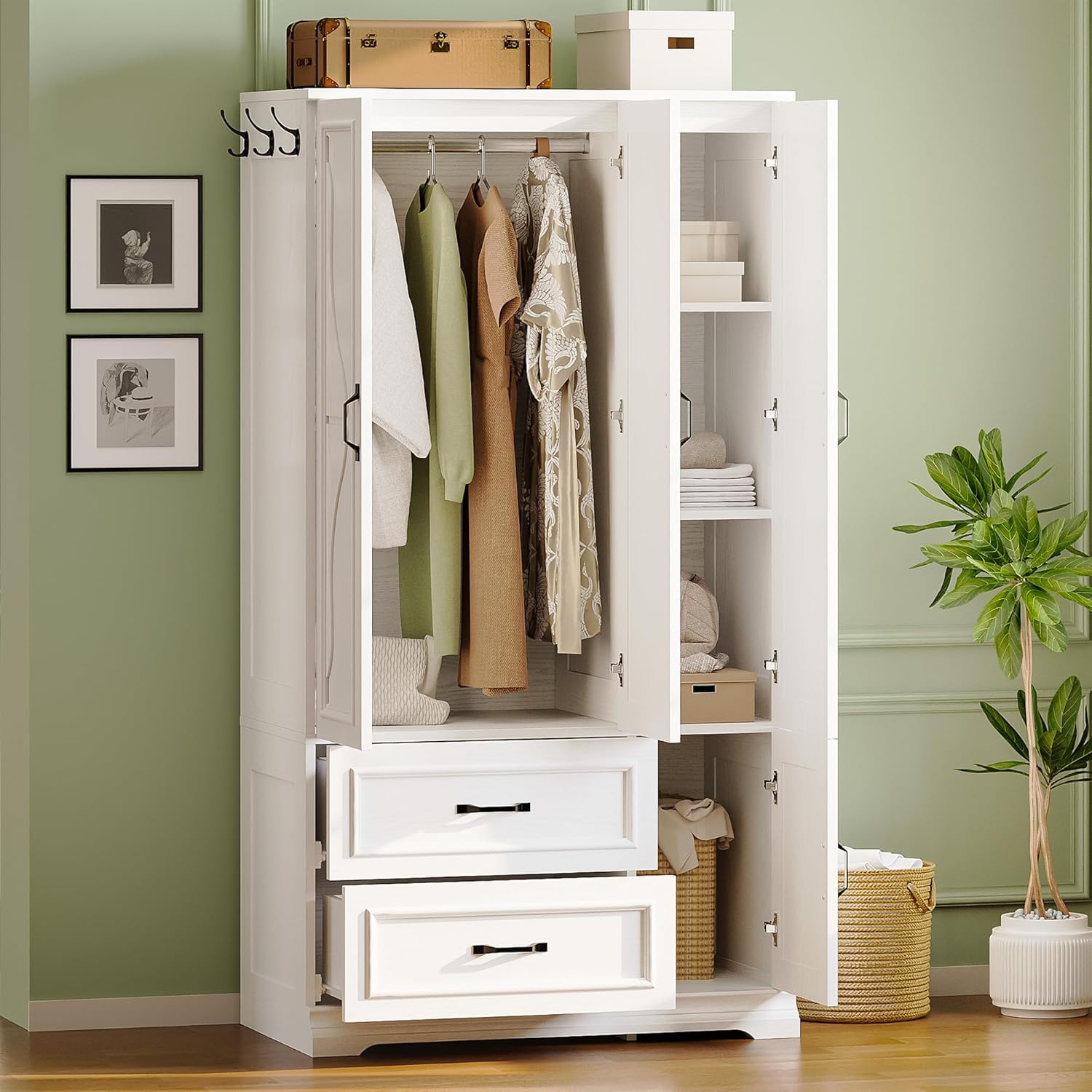 LIKIMIO Wild Partition Closet（70.8”）