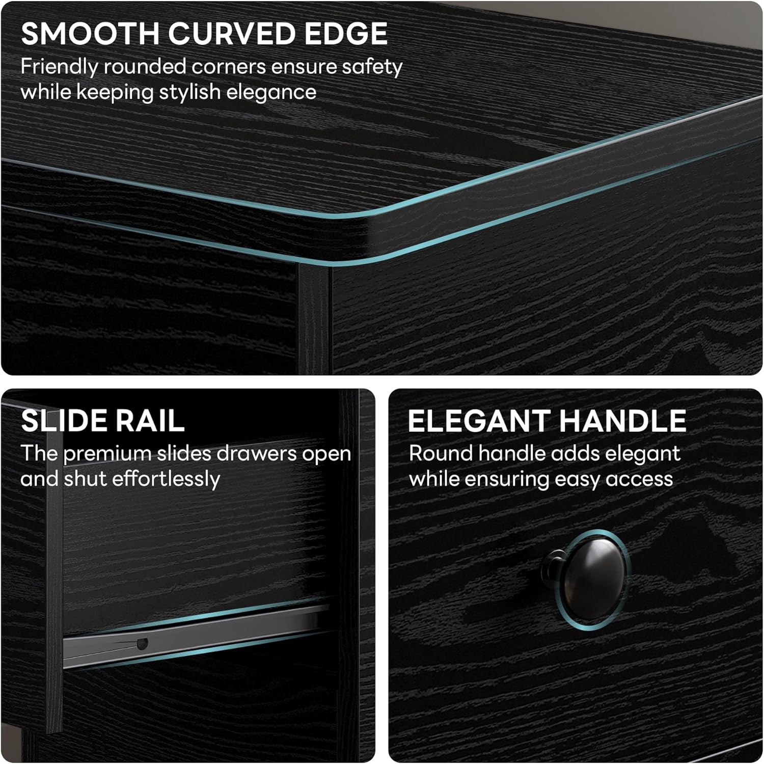 LIKIMIO Charging Station Nightstand