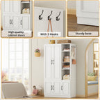 LIKIMIO Armoire Wooden Wardrobe Closet (70")