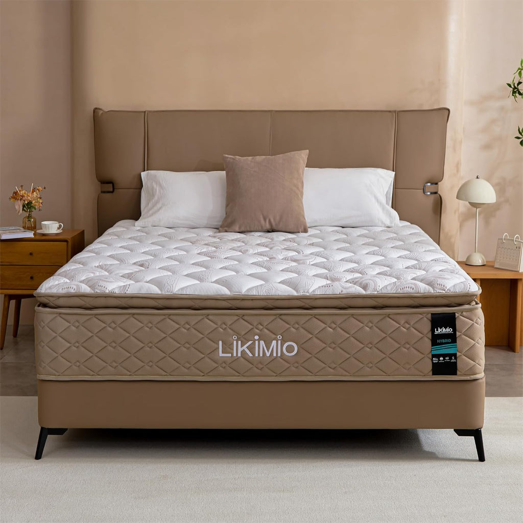 LIKIMIO Gel Memory Foam, Fiberglass Free, CertiPUR-US Certified