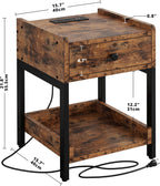LIKIMIO Retro Charging Nightstand