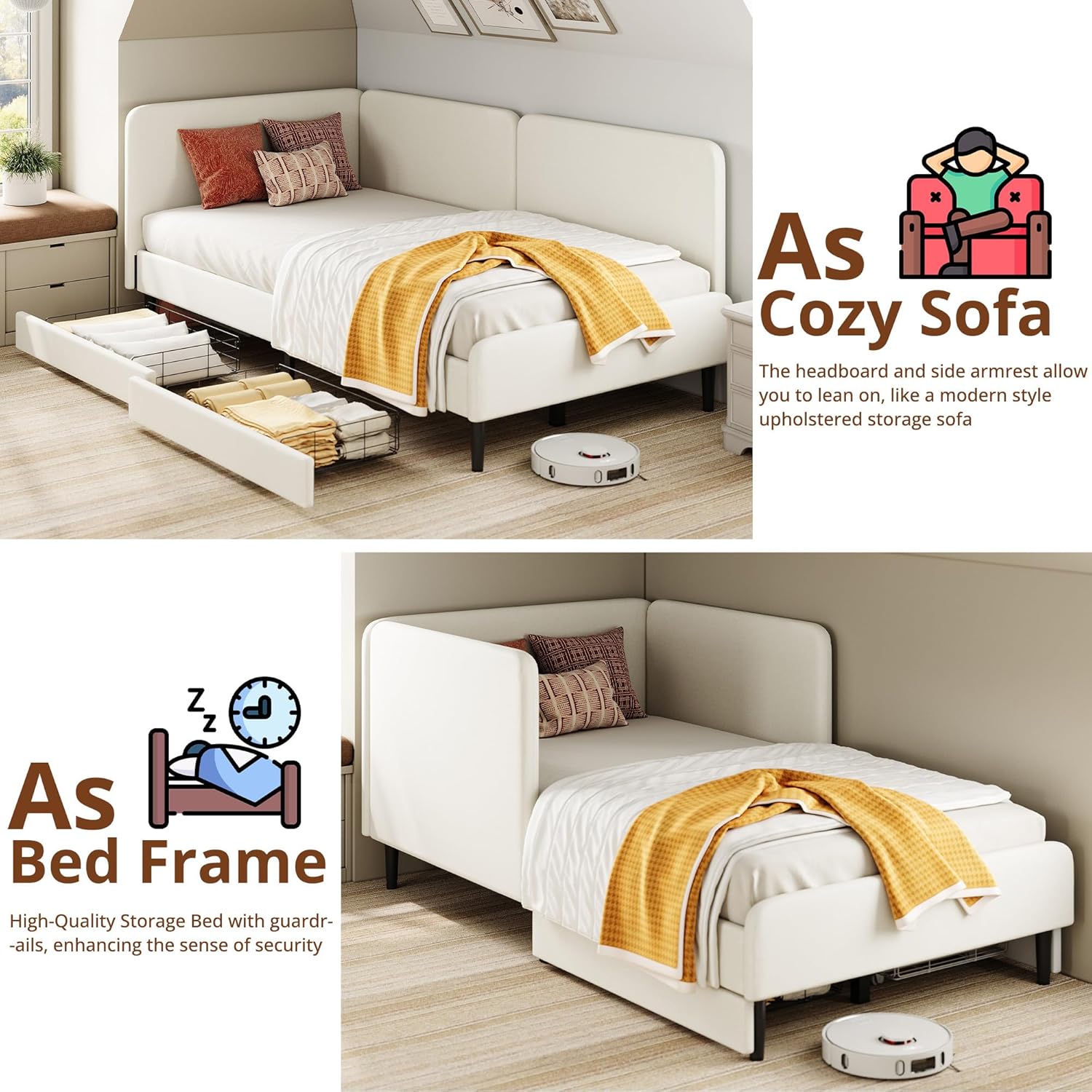 LIKIMIO Stronger Sofa Bed