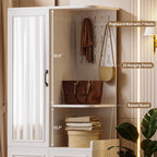 LIKIMIO Reversible Installation Design Wooden Wardrobe (70”)