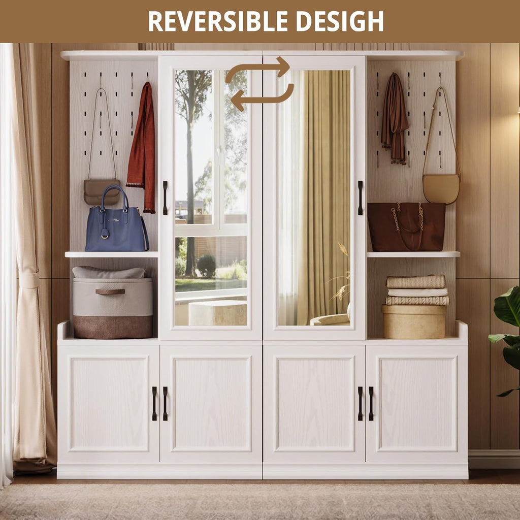 LIKIMIO Reversible Installation Design Wooden Wardrobe (70”)