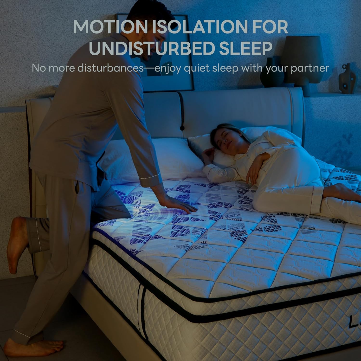 LIKIMIO Cooling Gel Memory Foam Blend Mattress - Oeko-TEX Certified