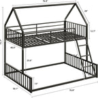LIKIMIO House Shaped Bunk Bed