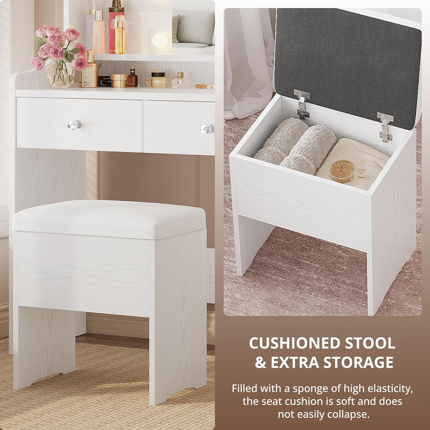 LIKIMIO Adjustable Lighting Vanity Set