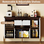 LIKIMIO Mid-Century Modern Storage Cabinets