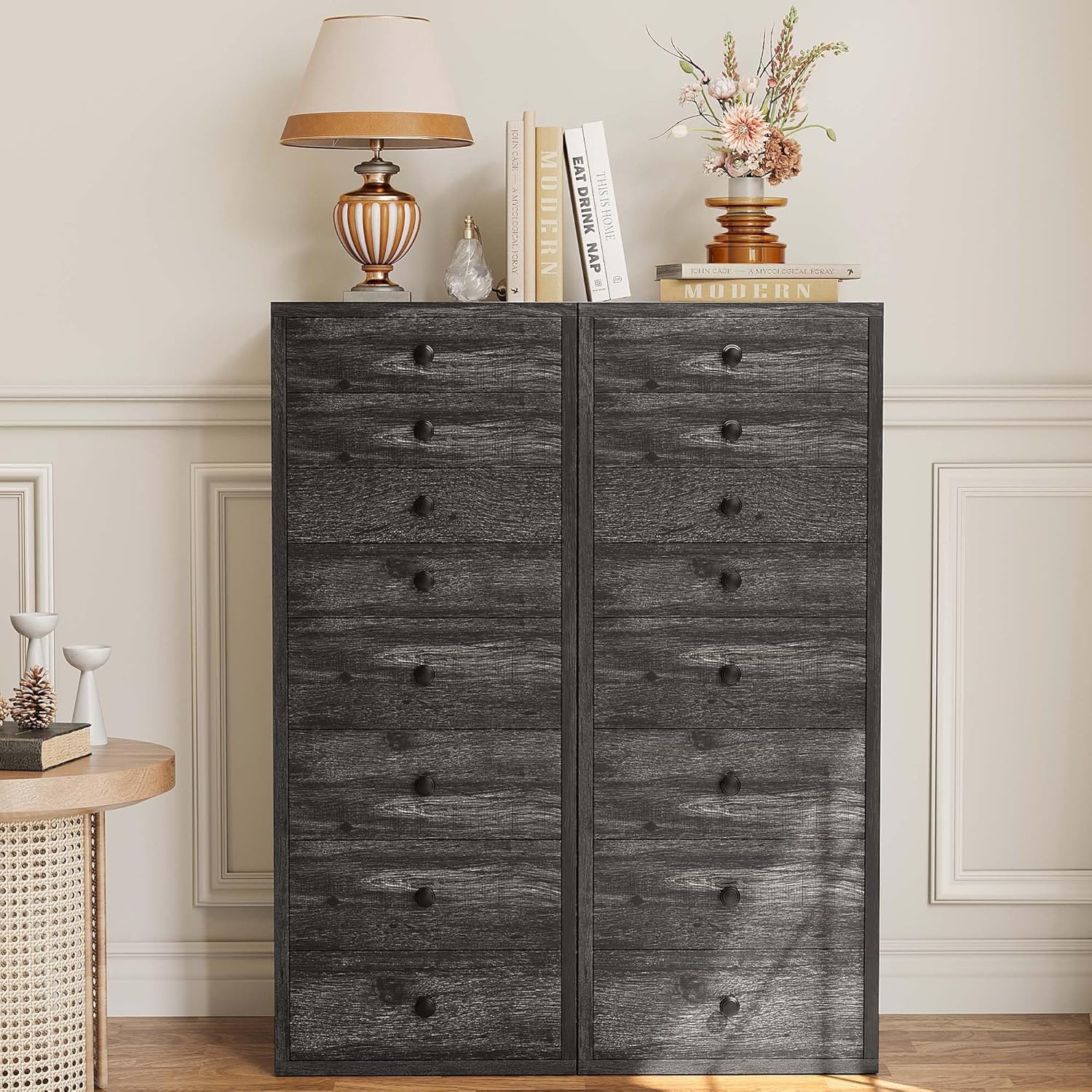 LIKIMIO 8-Drawer Tallboy (40.9")