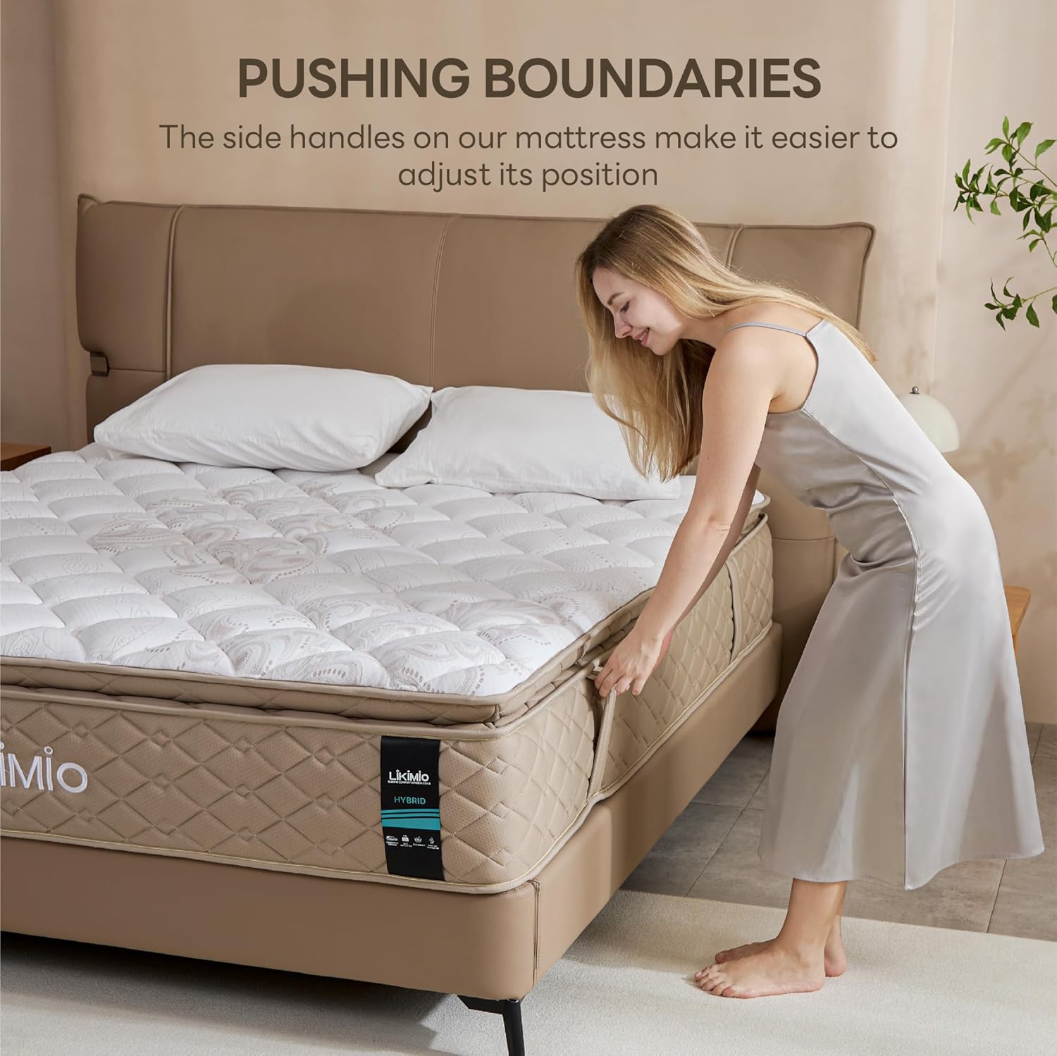 LIKIMIO Gel Memory Foam, Fiberglass Free, CertiPUR-US Certified