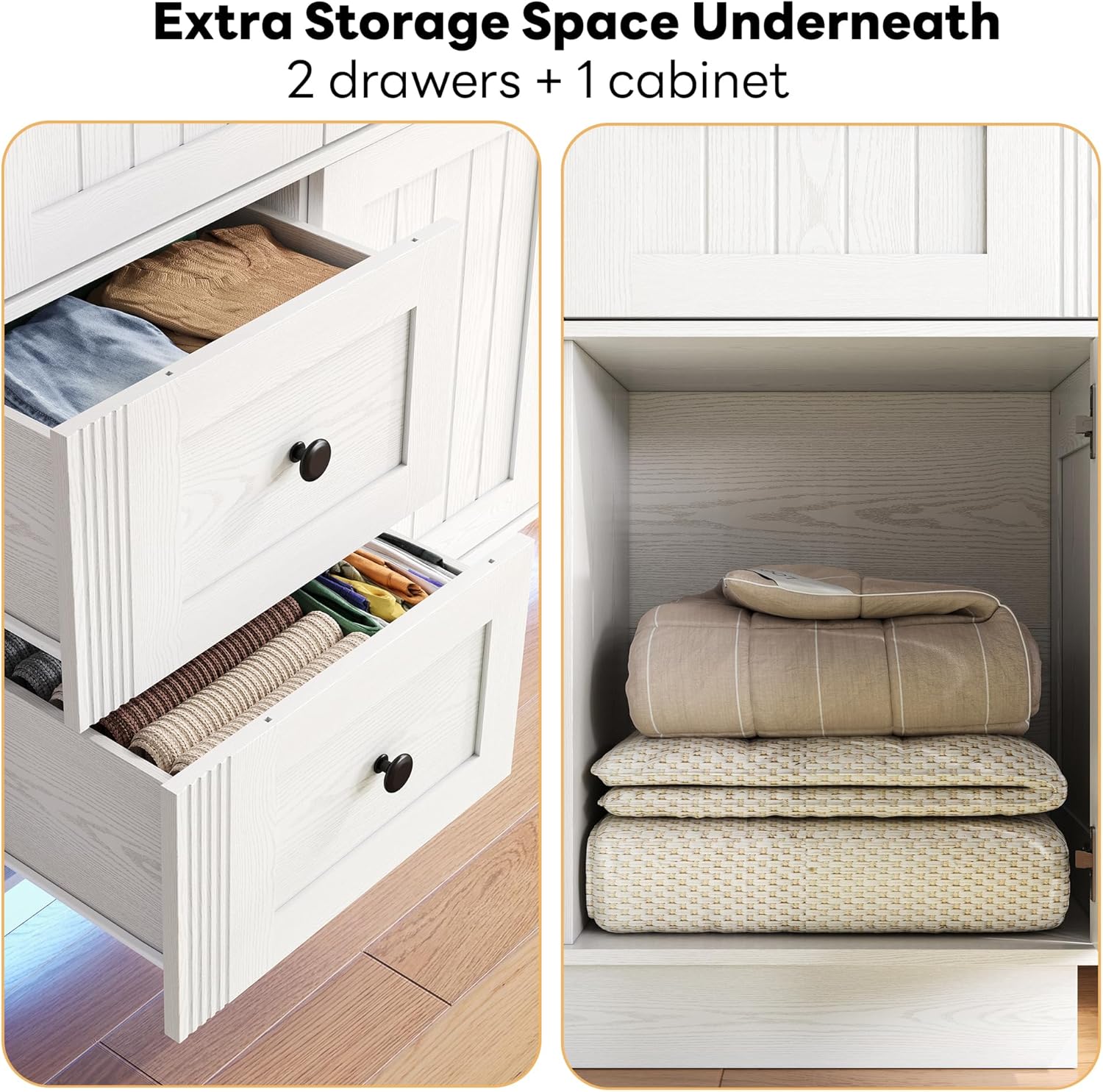 LIKIMIO Wooden Closet（70“）