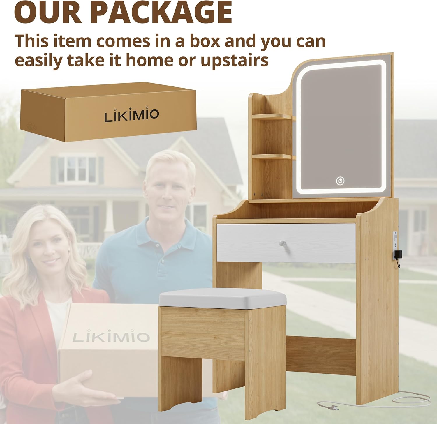 LIKIMIO 59“ Multifunctional Vanity Set