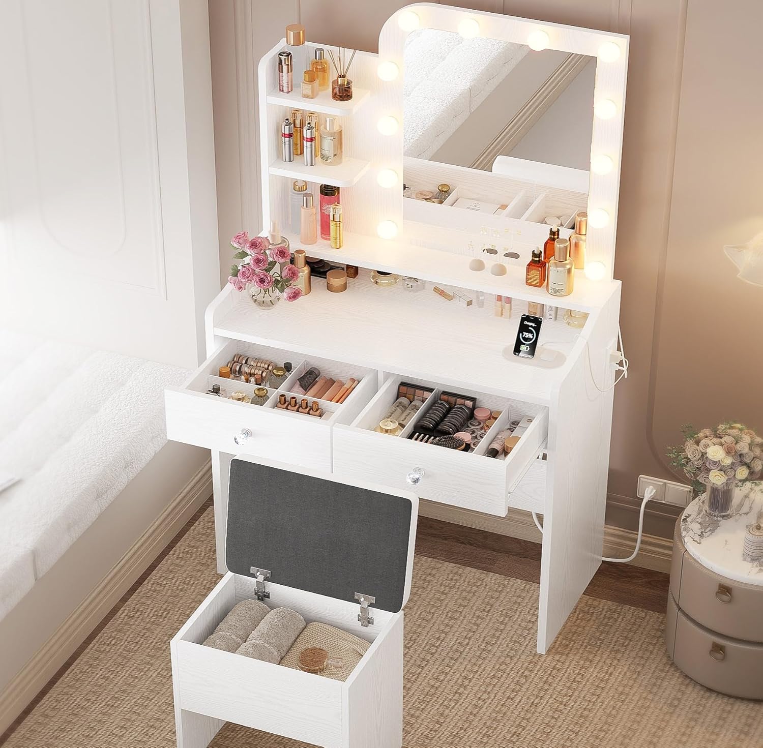 LIKIMIO Adjustable Lighting Vanity Set