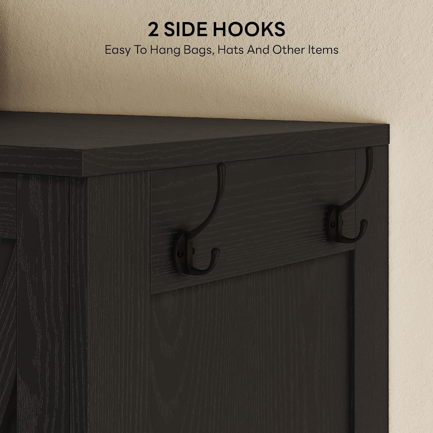 LIKIMIO 70" Armoire Freestanding Wooden Closet Set