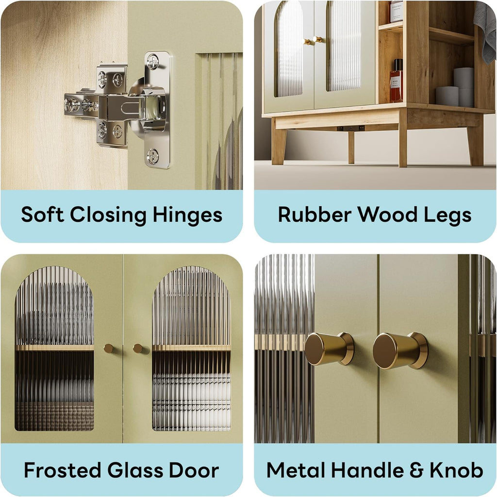 LIKIMIO 30 inch Bathroom Vanity with Sink, Bathroom Vanities Cabinet with Ceramic Sink